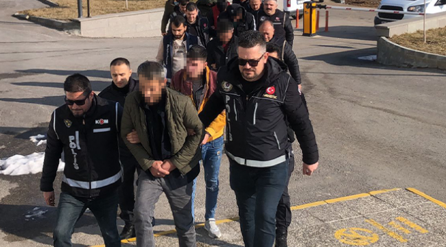 Karaman'da şafak operasyonunda gözaltına alınan şüphelilerden 6'sı adliyeye sevk edildi